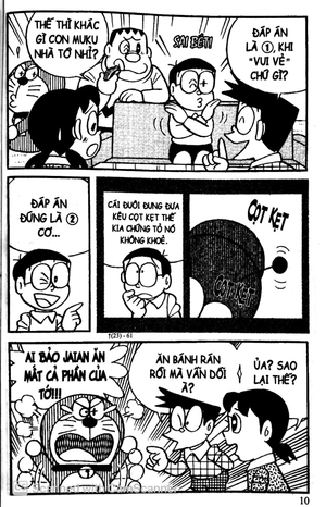 bộ doraemon đố vui tập 3 - doraemon quá khứ và tương lai (tái bản 2019)