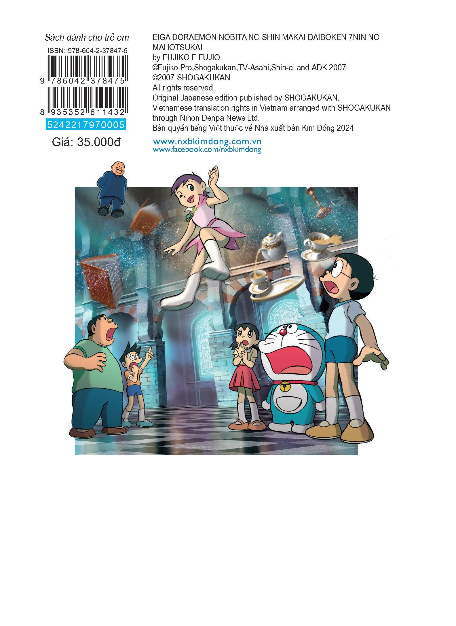 Bo
						
										
										Doraemon - Movie Story Mau - Tan Nobita Va Chuyen Phieu Luu Vao Xu Quy - 7 Dung Si Phep Thuat