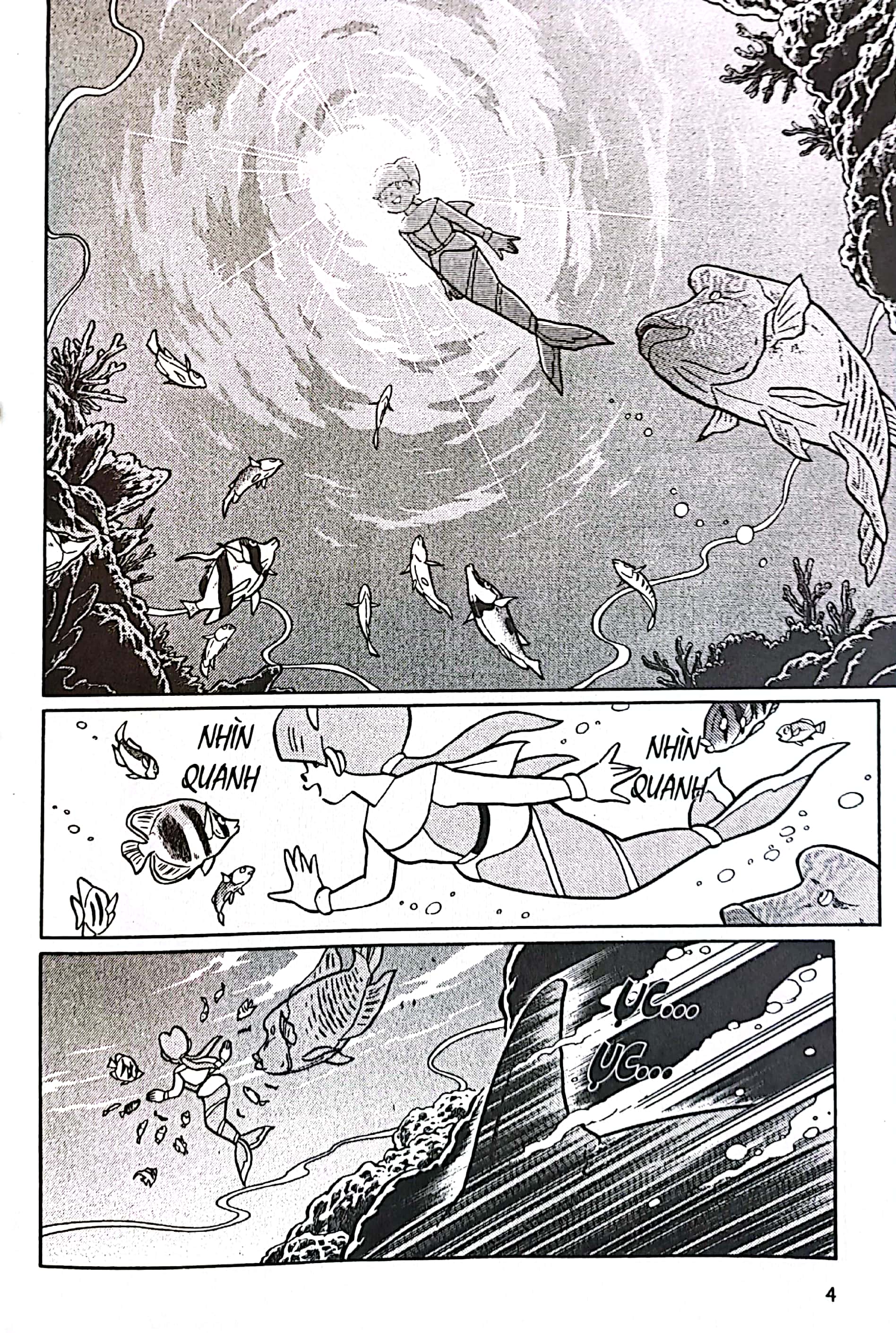 bộ doraemon - movie story - nobita và cuộc đại thủy chiến sở xứ sở người cá (tái bản 2022)