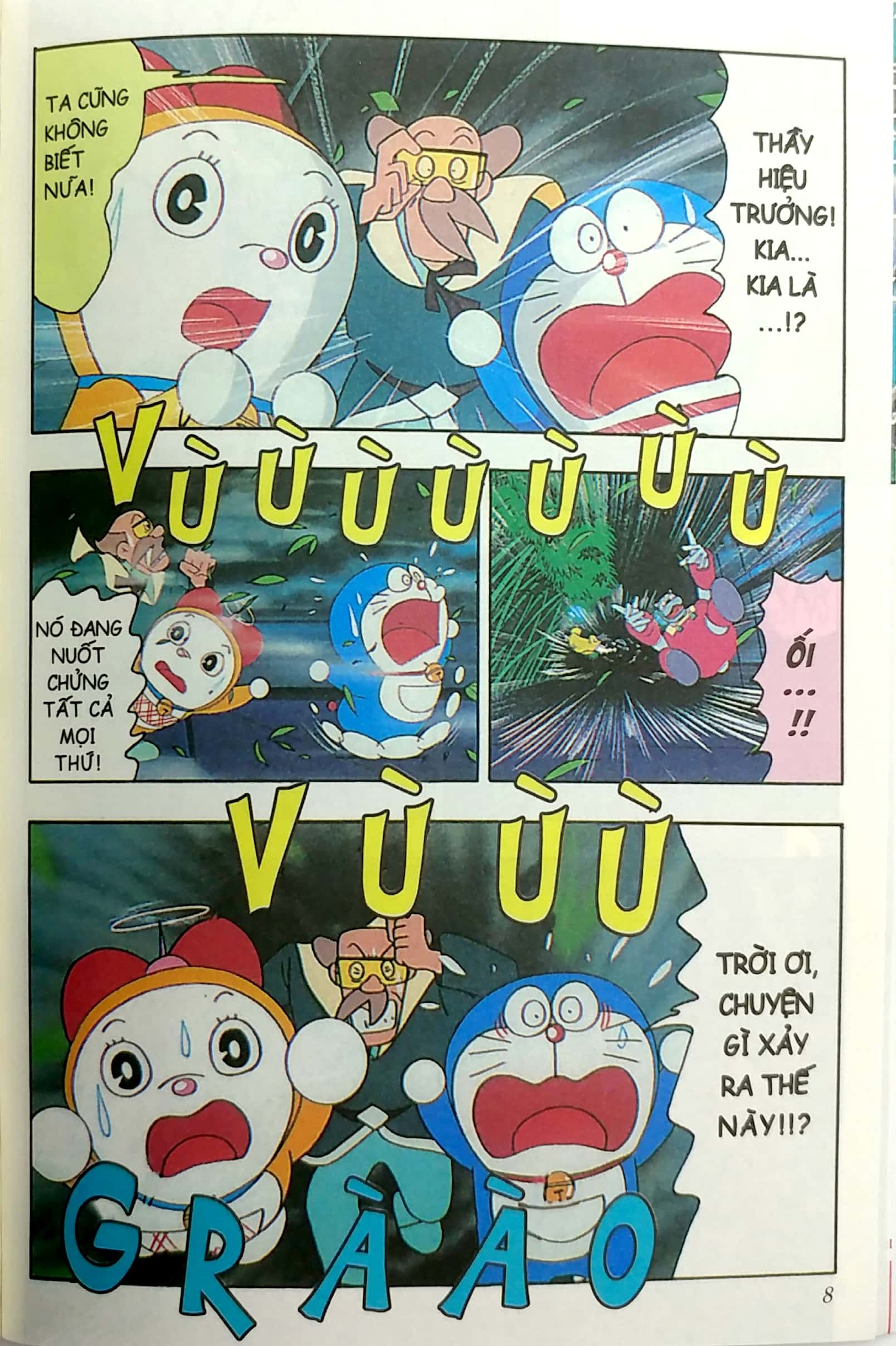 bộ doraemon - tranh truyện màu - dorami và đội quân doraemon - 7 bí ẩn của trường đào tạo robot (tái bản 2023)