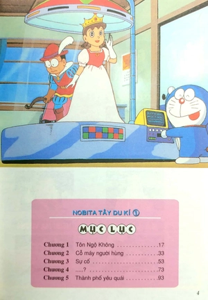 bộ doraemon - tranh truyện màu - nobita tây du kí - tập 1 (tái bản 2023)