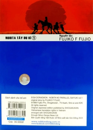 bộ doraemon - tranh truyện màu - nobita tây du kí - tập 1 (tái bản 2023)