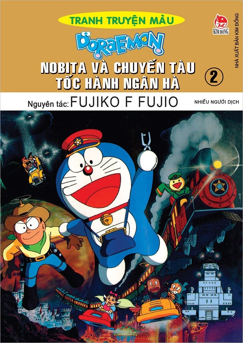 bộ doraemon - tranh truyện màu - nobita và chuyến tàu tốc hành ngân hà - tập 2 (tái bản 2023)