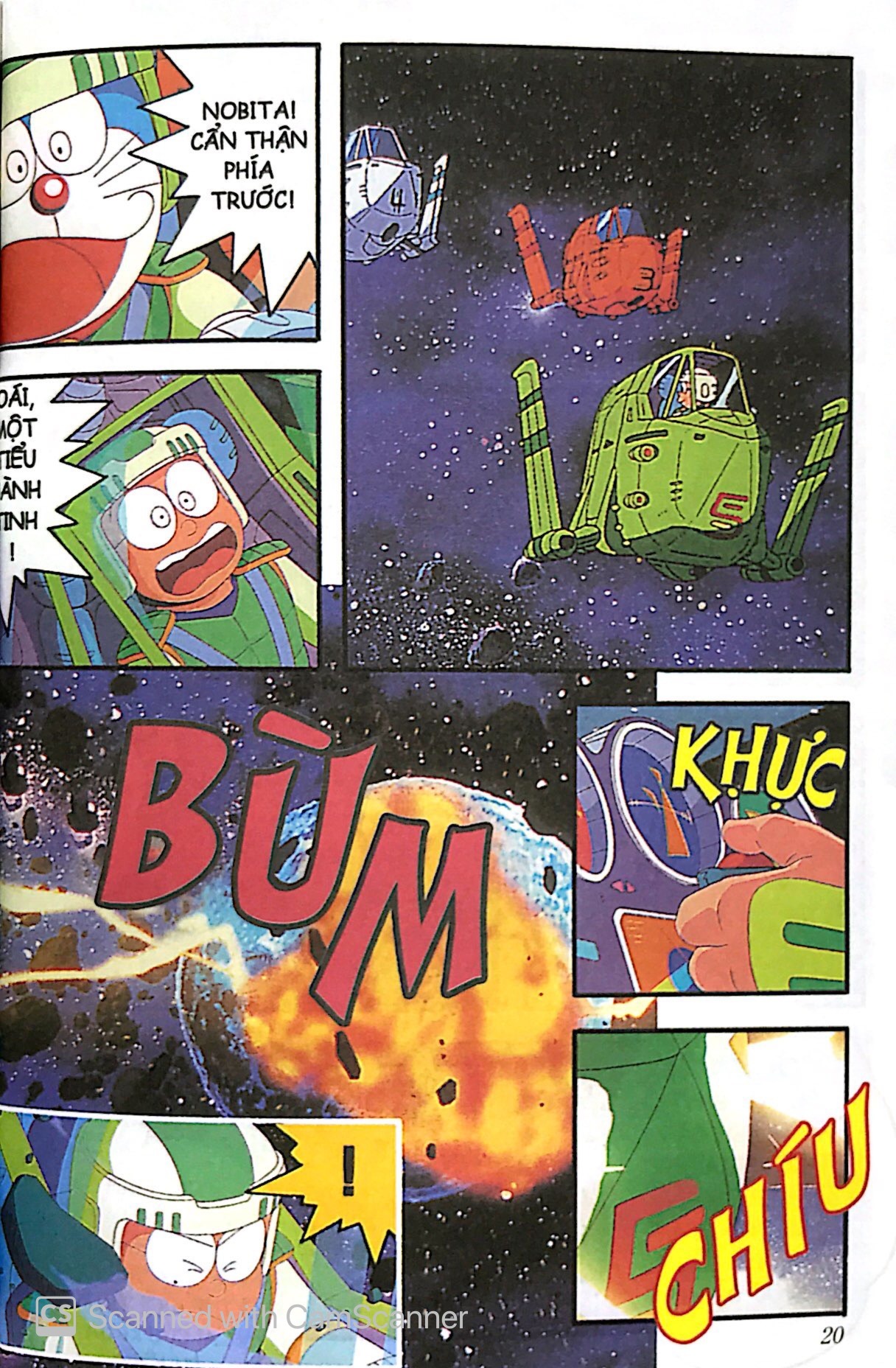 bộ doraemon - tranh truyện màu - nobita vũ trụ phiêu lưu kí - tập 1 (tái bản 2023)