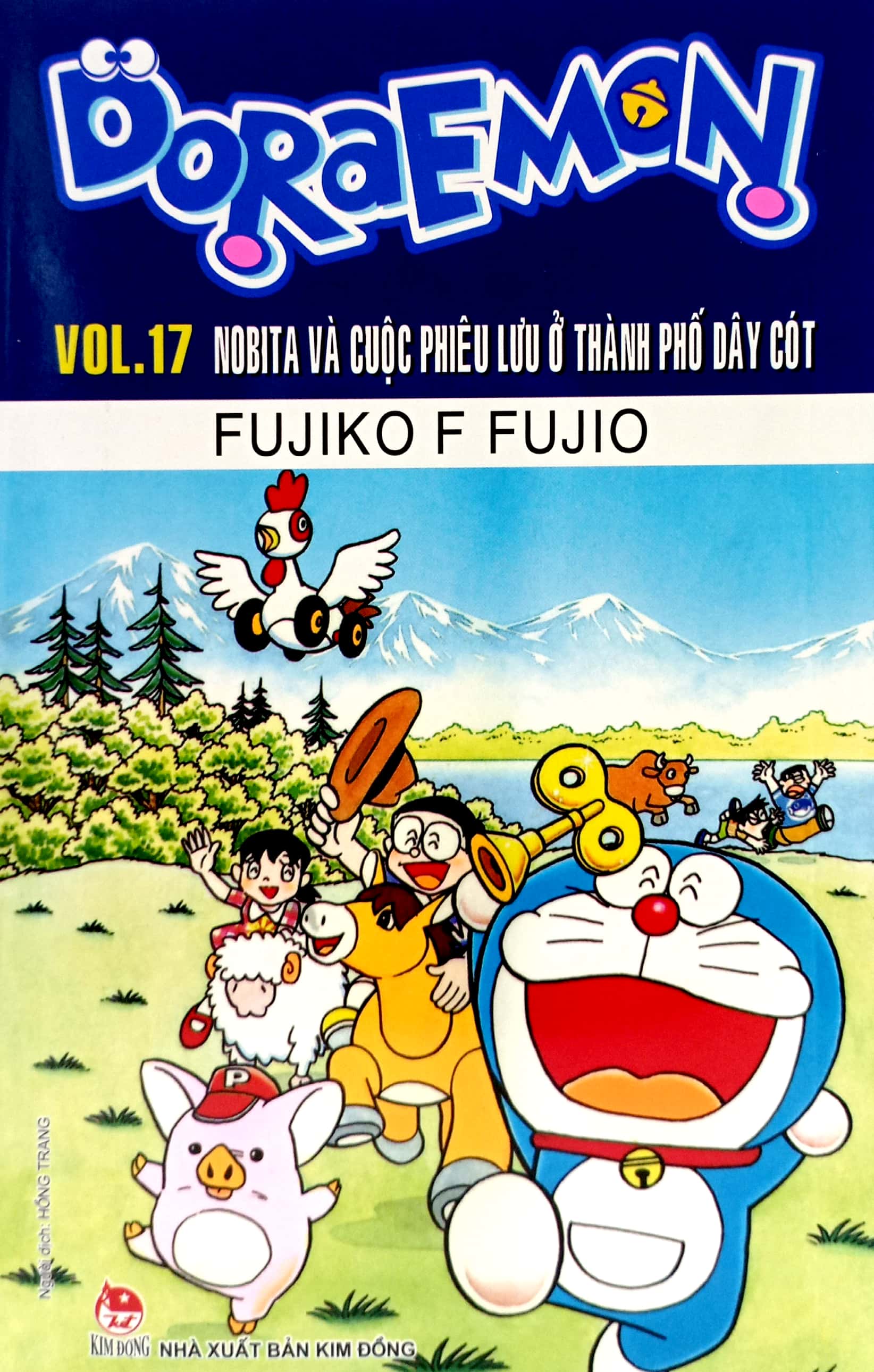 bộ doraemon - truyện dài - tập 17 - nobita và cuộc phiêu lưu ở thành phố dây cót (tái bản 2023)
