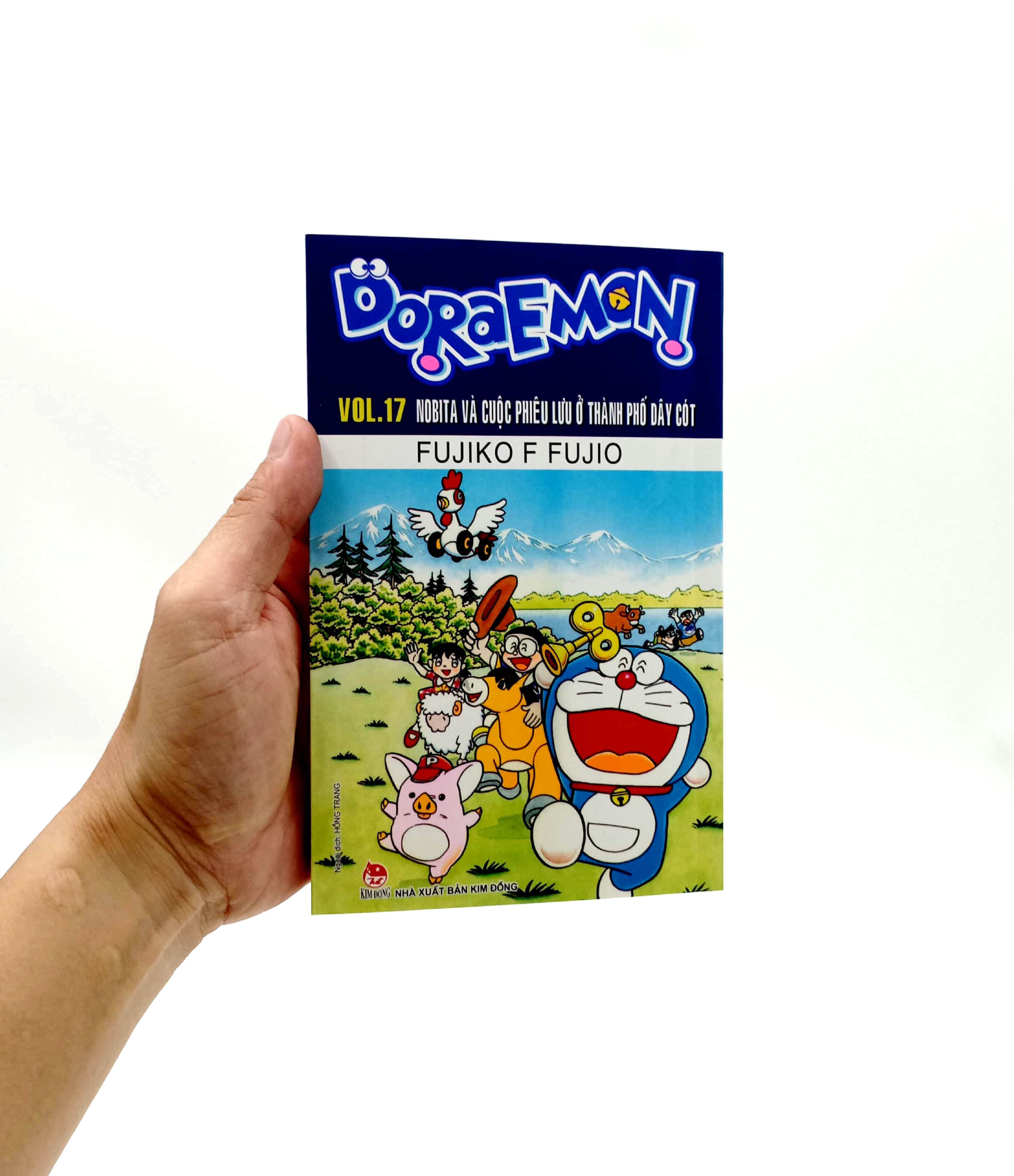 bộ doraemon - truyện dài - tập 17 - nobita và cuộc phiêu lưu ở thành phố dây cót (tái bản 2023)