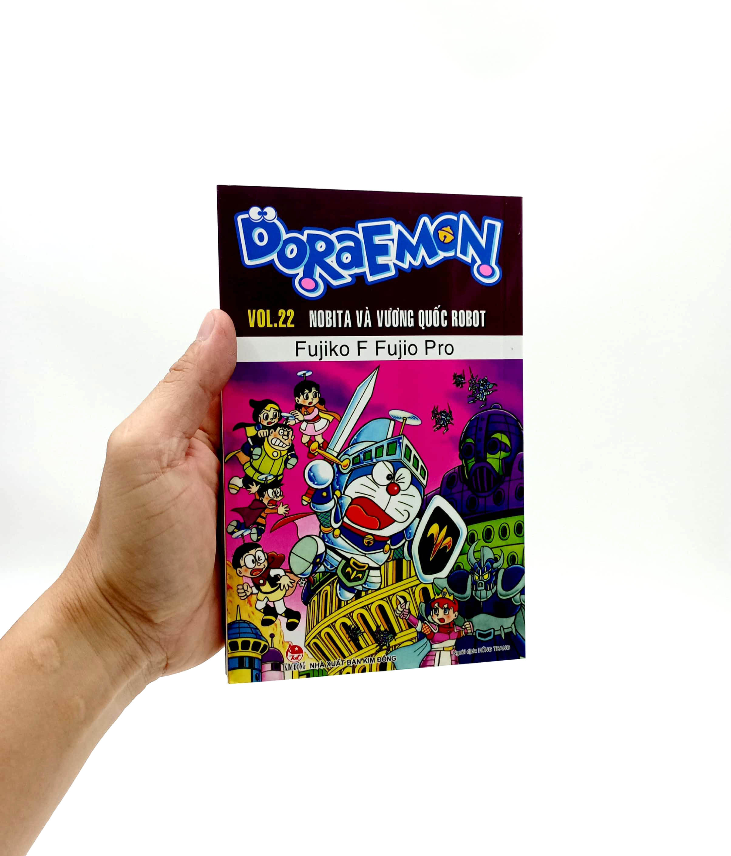 bộ doraemon - truyện dài - tập 22 - nobita và vương quốc robot (tái bản 2023)