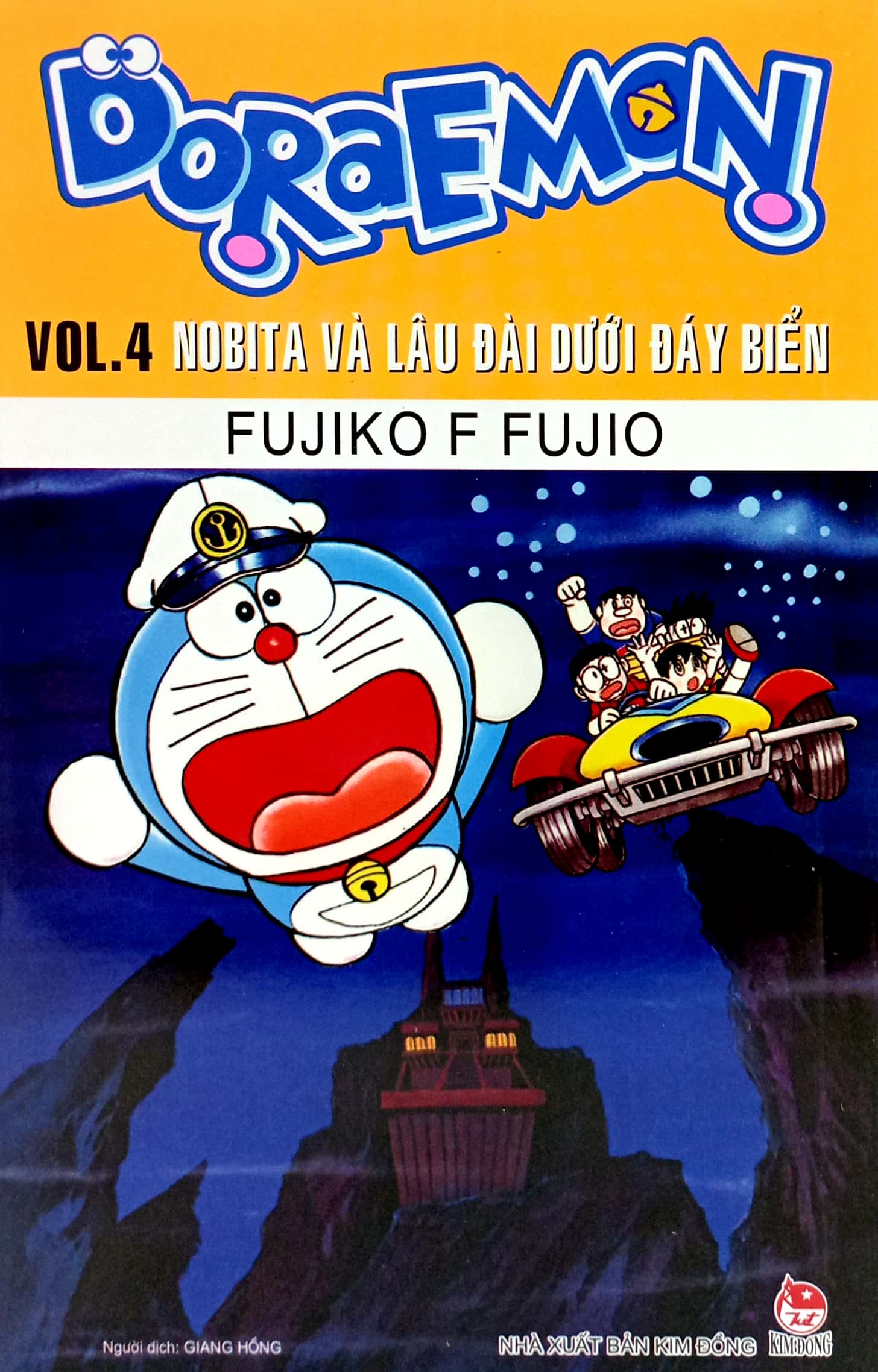 bộ doraemon - truyện dài - tập 4 - nobita và lâu đài dưới đáy biển (tái bản 2023)