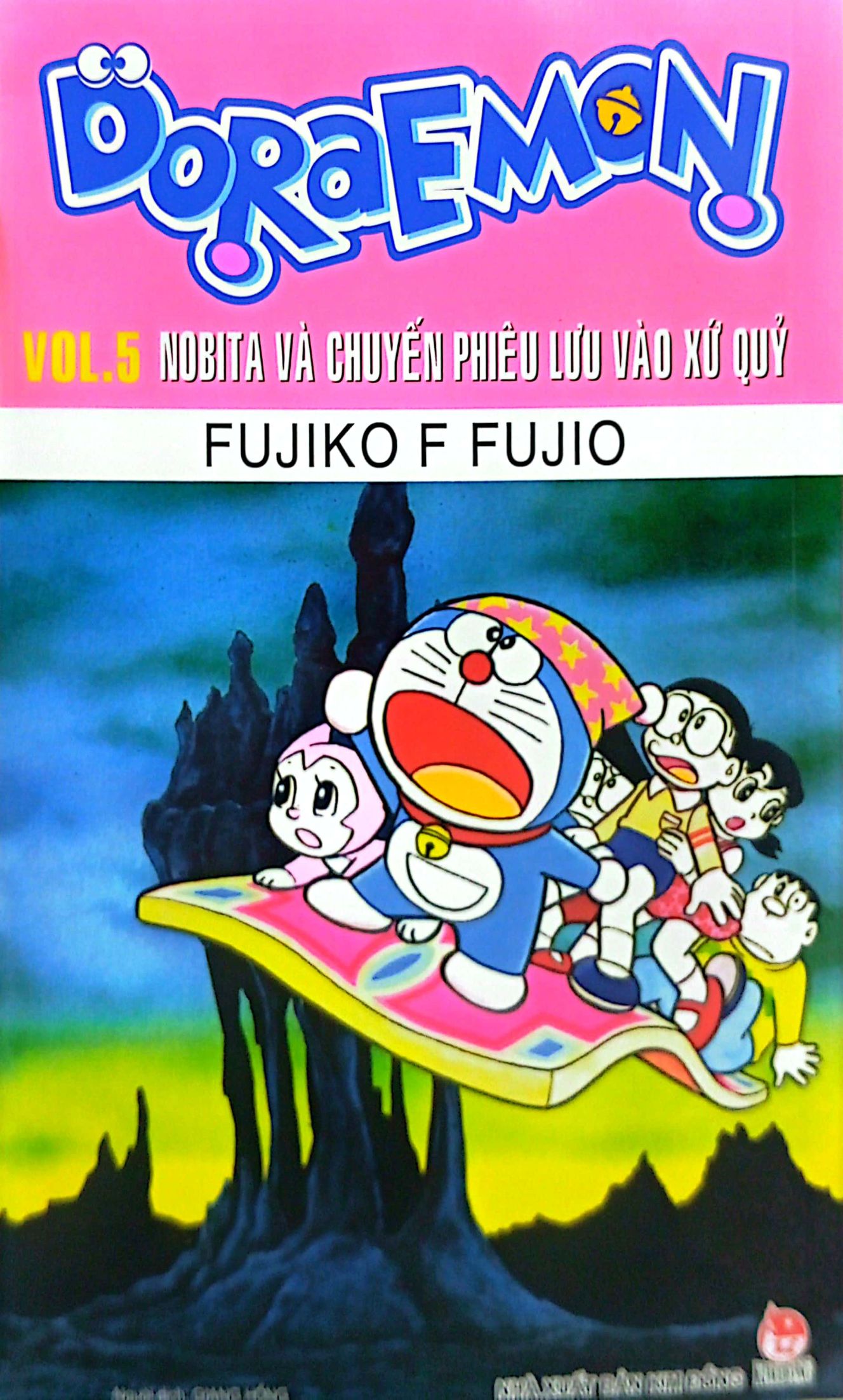 bộ doraemon - truyện dài - tập 5 - nobita và chuyến phiêu lưu vào xứ quỷ (tái bản 2023)