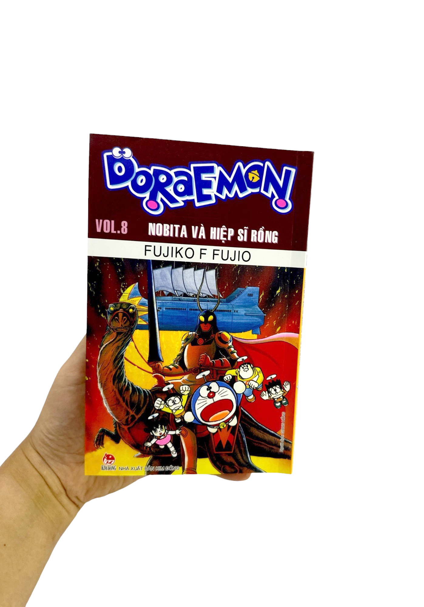 bộ doraemon - truyện dài - tập 8 - nobita và hiệp sĩ rồng (tái bản 2023)