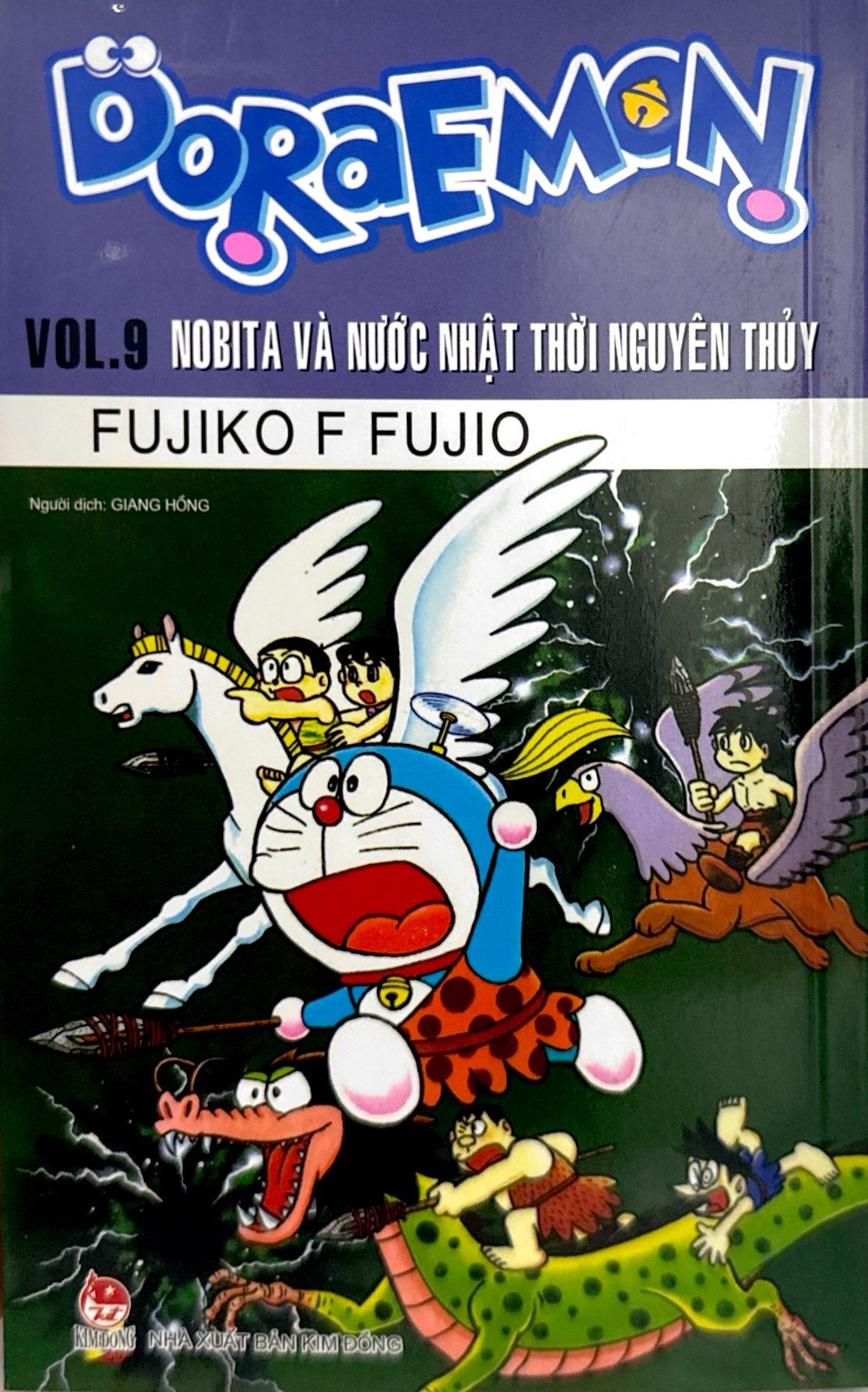 bộ doraemon - truyện dài - tập 9 - nobita và nước nhật thời nguyên thủy (tái bản 2023)