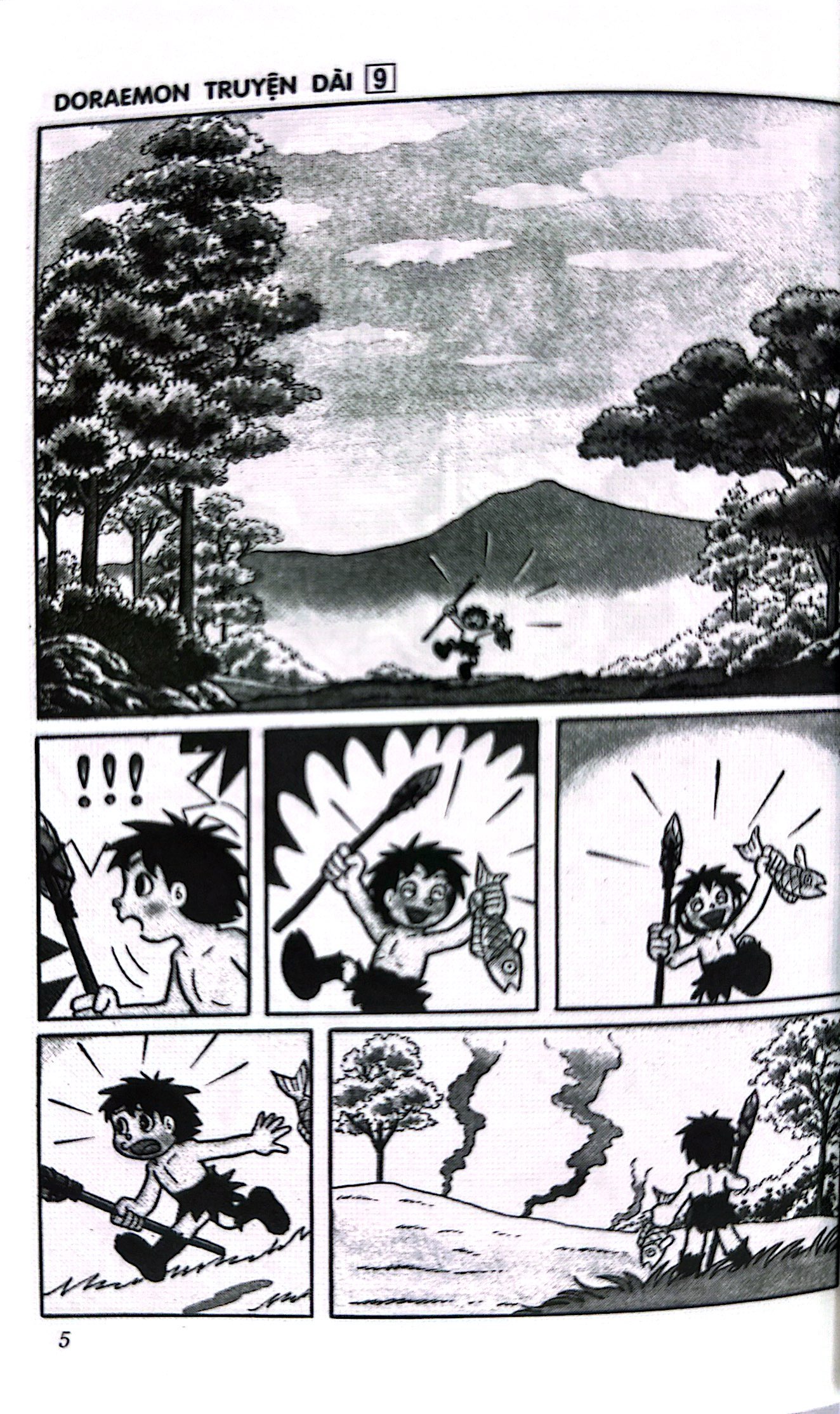 bộ doraemon - truyện dài - tập 9 - nobita và nước nhật thời nguyên thủy (tái bản 2023)