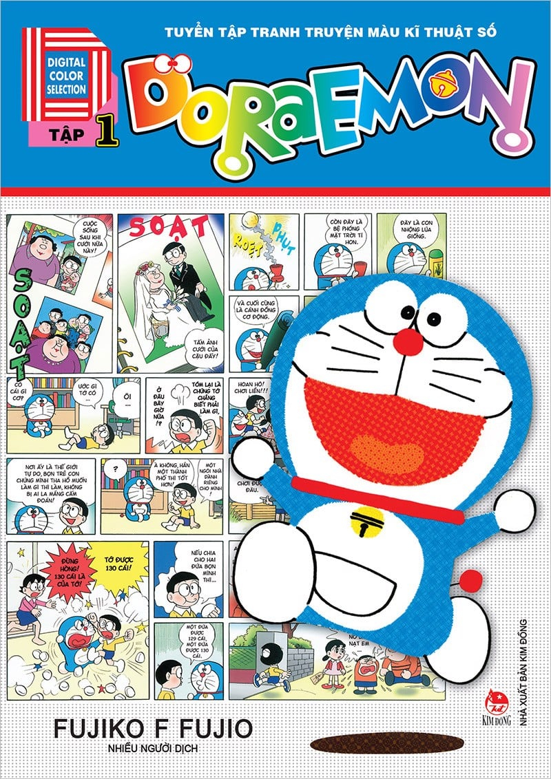 bộ doraemon - tuyển tập tranh truyện màu kĩ thuật số - tập 1 (tái bản 2023)