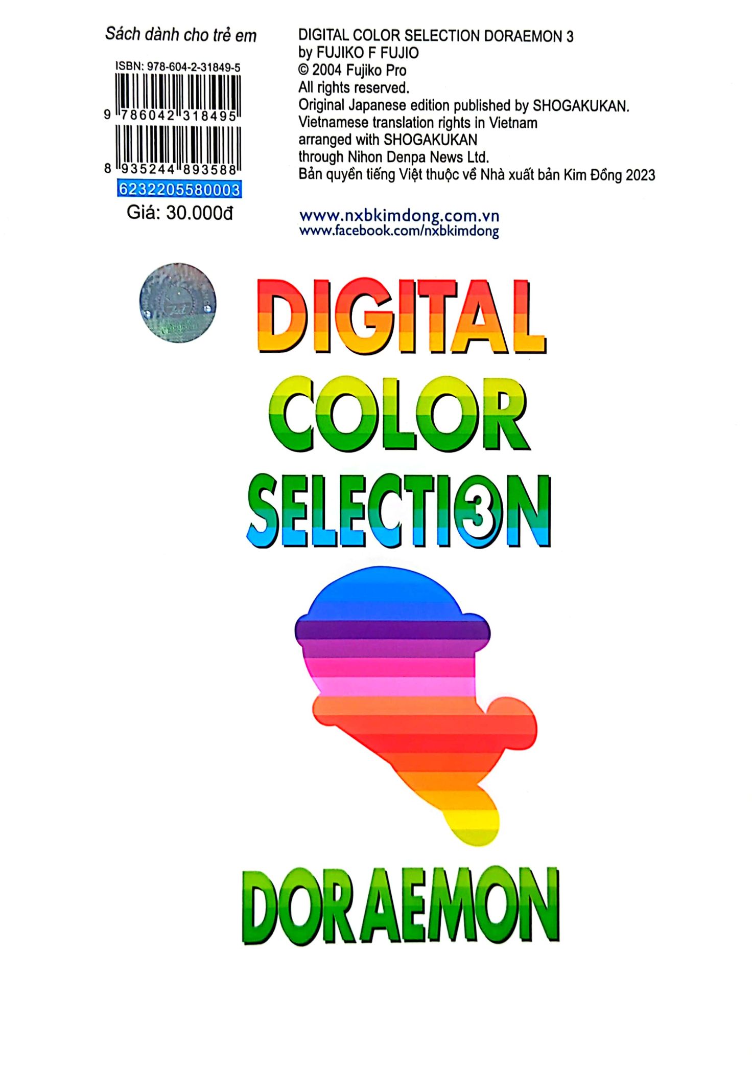 bộ doraemon - tuyển tập tranh truyện màu kĩ thuật số - tập 3 (tái bản 2023)