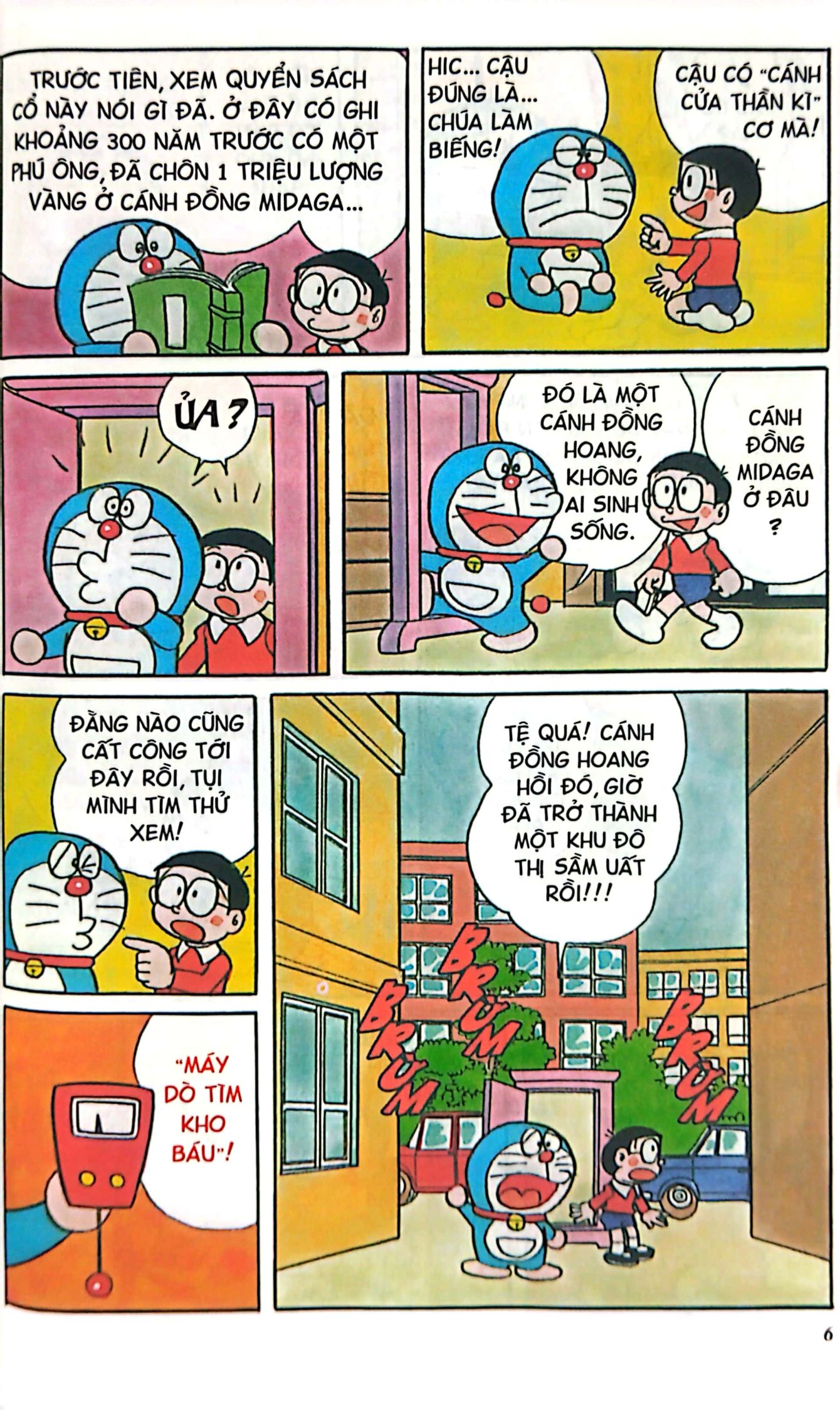 bộ doraemon - tuyển tập tranh truyện màu - tập 6 (tái bản 2023)