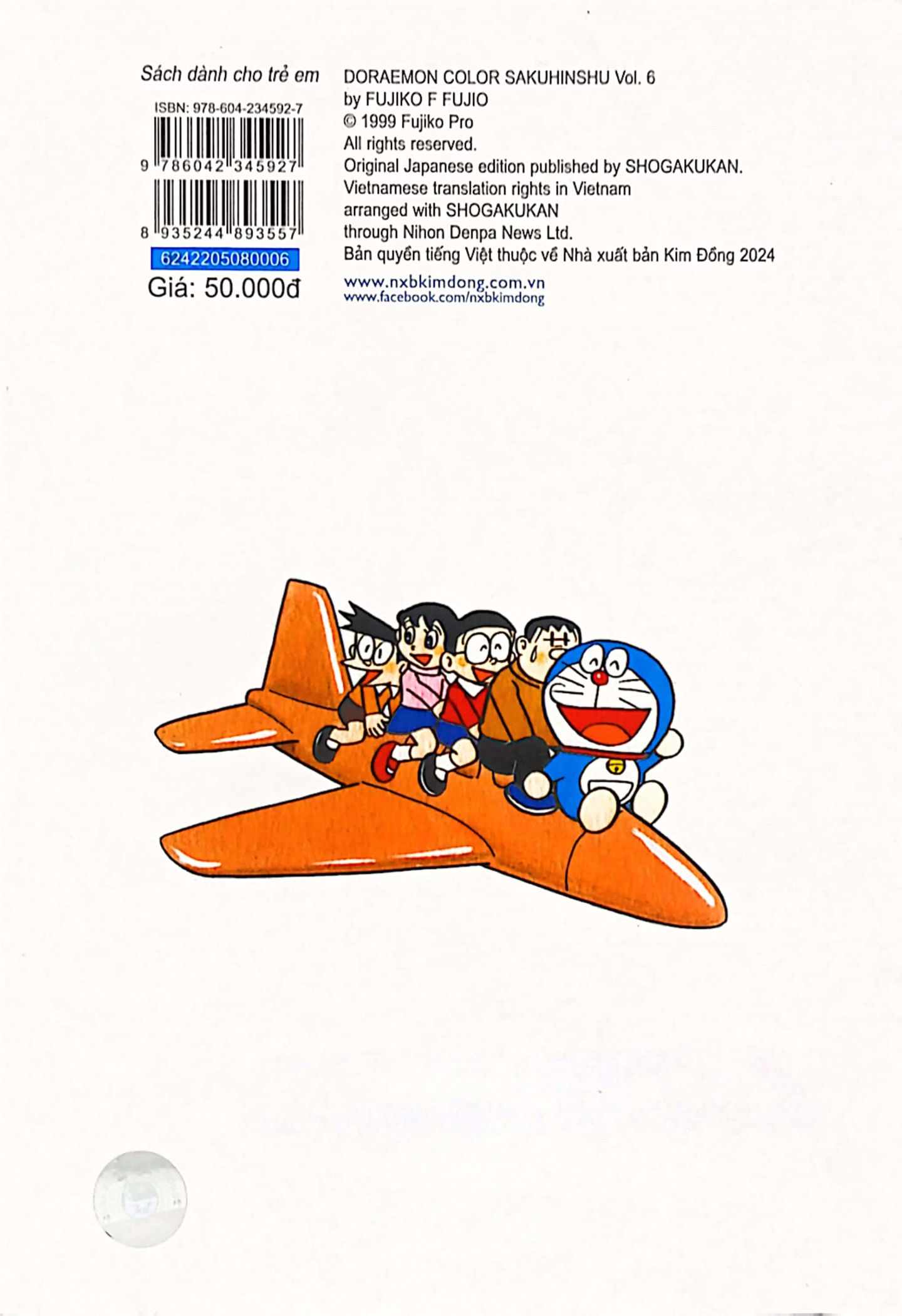 bộ doraemon - tuyển tập tranh truyện màu - tập 6 (tái bản 2023)