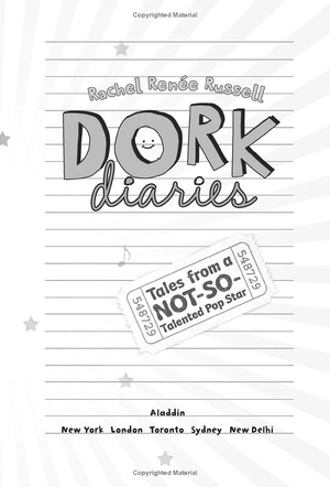 bộ dork diaries 3 -tales from a not-so-talented pop star (hardcover)