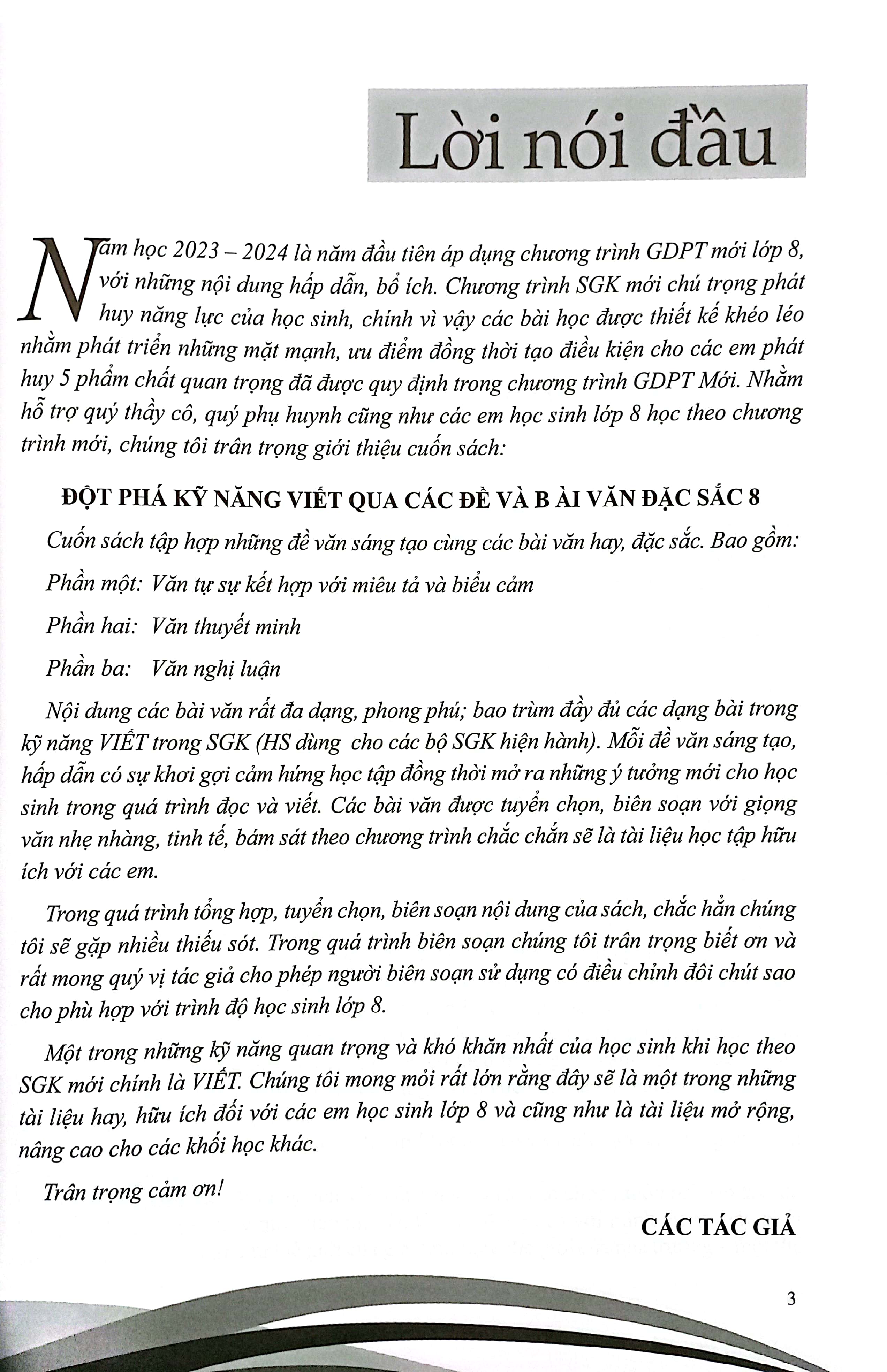 Bo
						
										
										Dot Pha Ky Nang Viet Qua Cac De Va Bai Van Dac Sac 8 (Theo Chuong Trinh GDPT Moi)