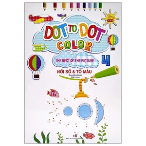 bộ dot to dot color - the rest of the picture - nối số và tô màu 4
