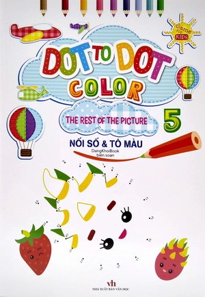 bộ dot to dot color - the rest of the picture - nối số và tô màu 5