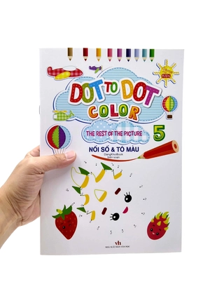 bộ dot to dot color - the rest of the picture - nối số và tô màu 5