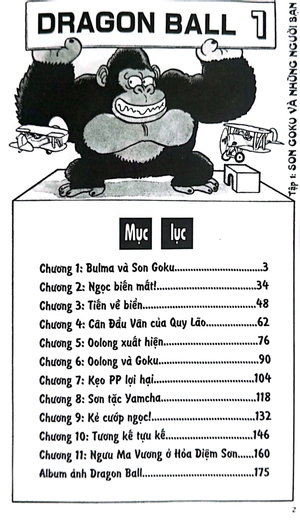 bộ dragon ball - 7 viên ngọc rồng - tập 1 - son goku và các bạn (tái bản 2022)