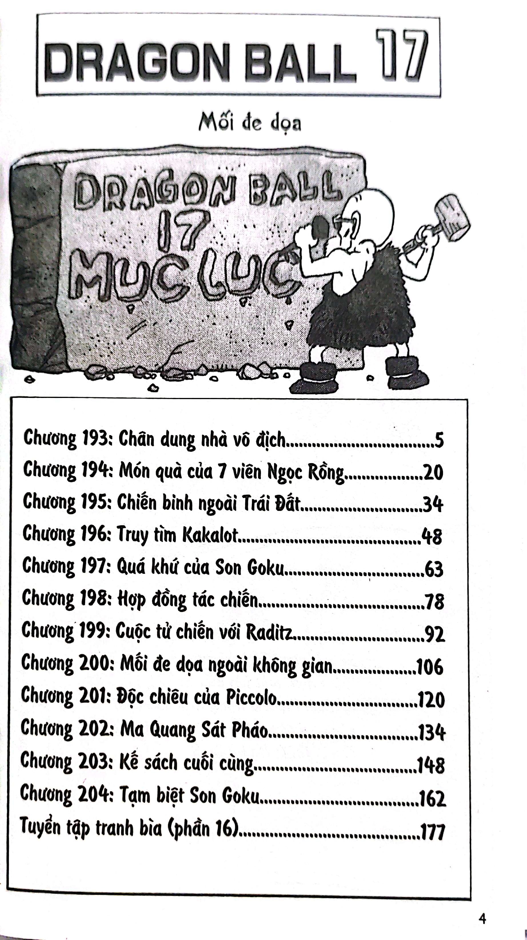 Bo
						
										
										Dragon Ball - 7 Vien Ngoc Rong - Tap 17 - Moi De Doa Ngoai Khong Gian (Tai Ban 2025)