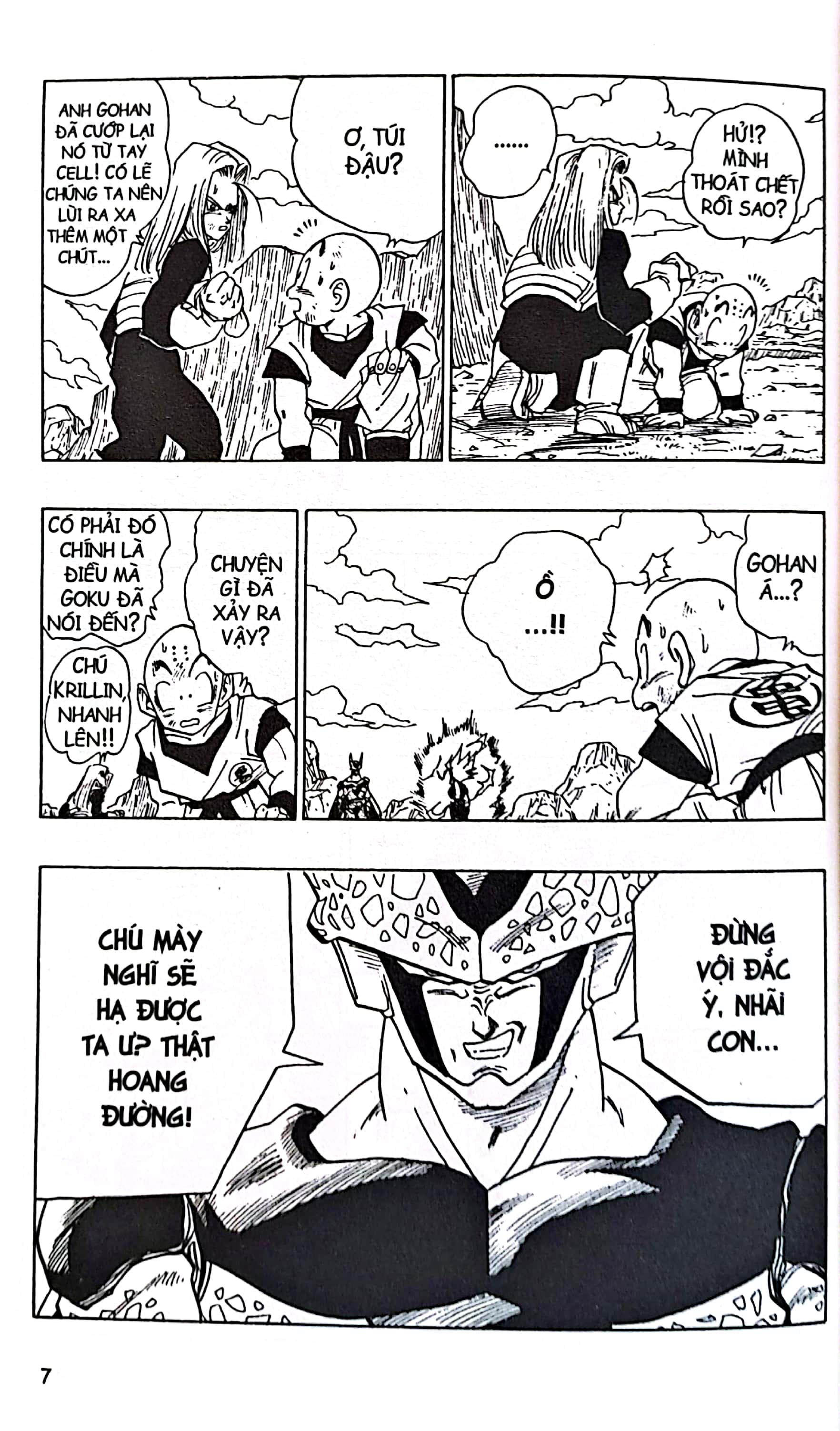 bộ dragon ball - 7 viên ngọc rồng - tập 35 - tạm biệt người anh em (tái bản 2022)