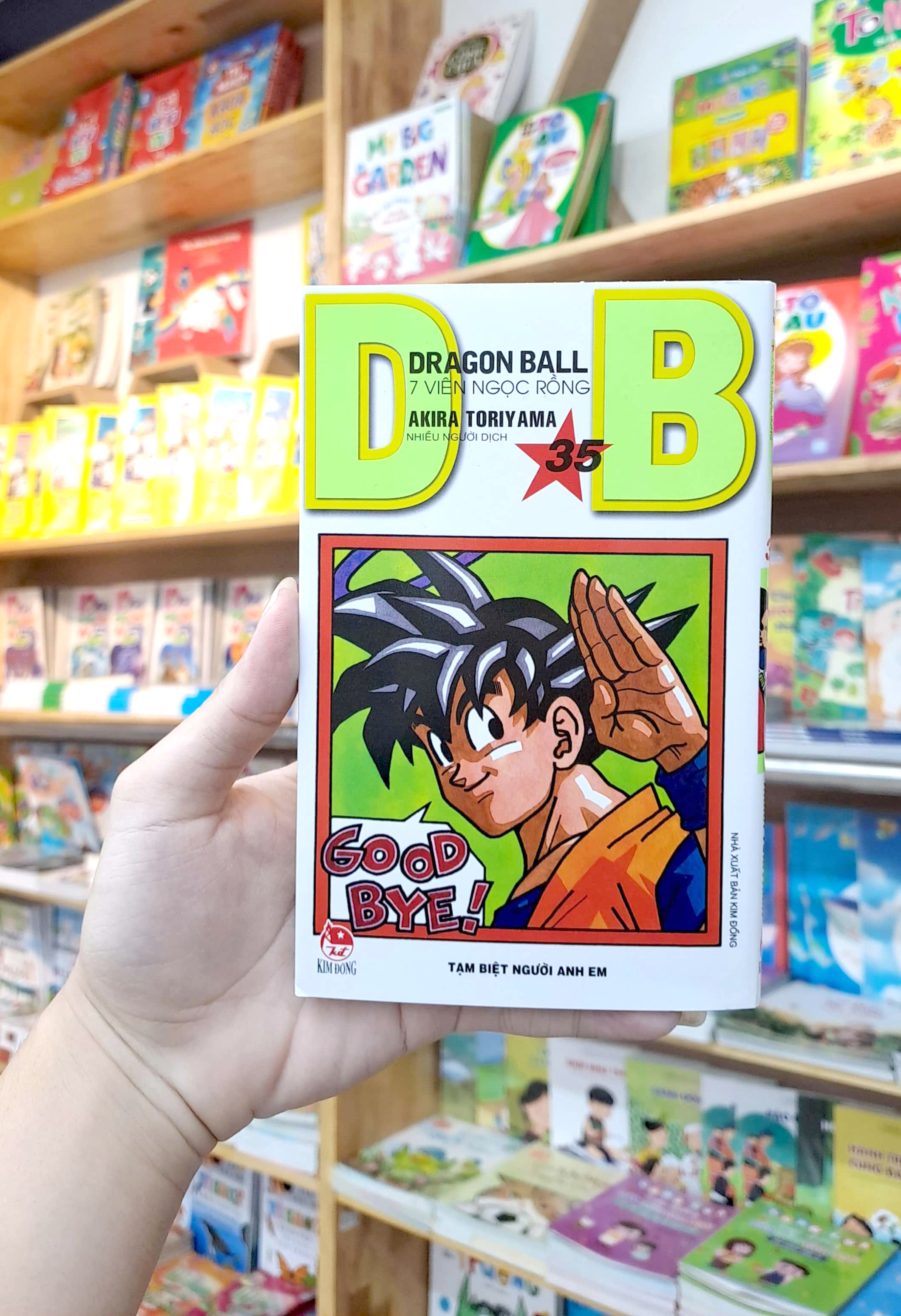 bộ dragon ball - 7 viên ngọc rồng - tập 35 - tạm biệt người anh em (tái bản 2022)