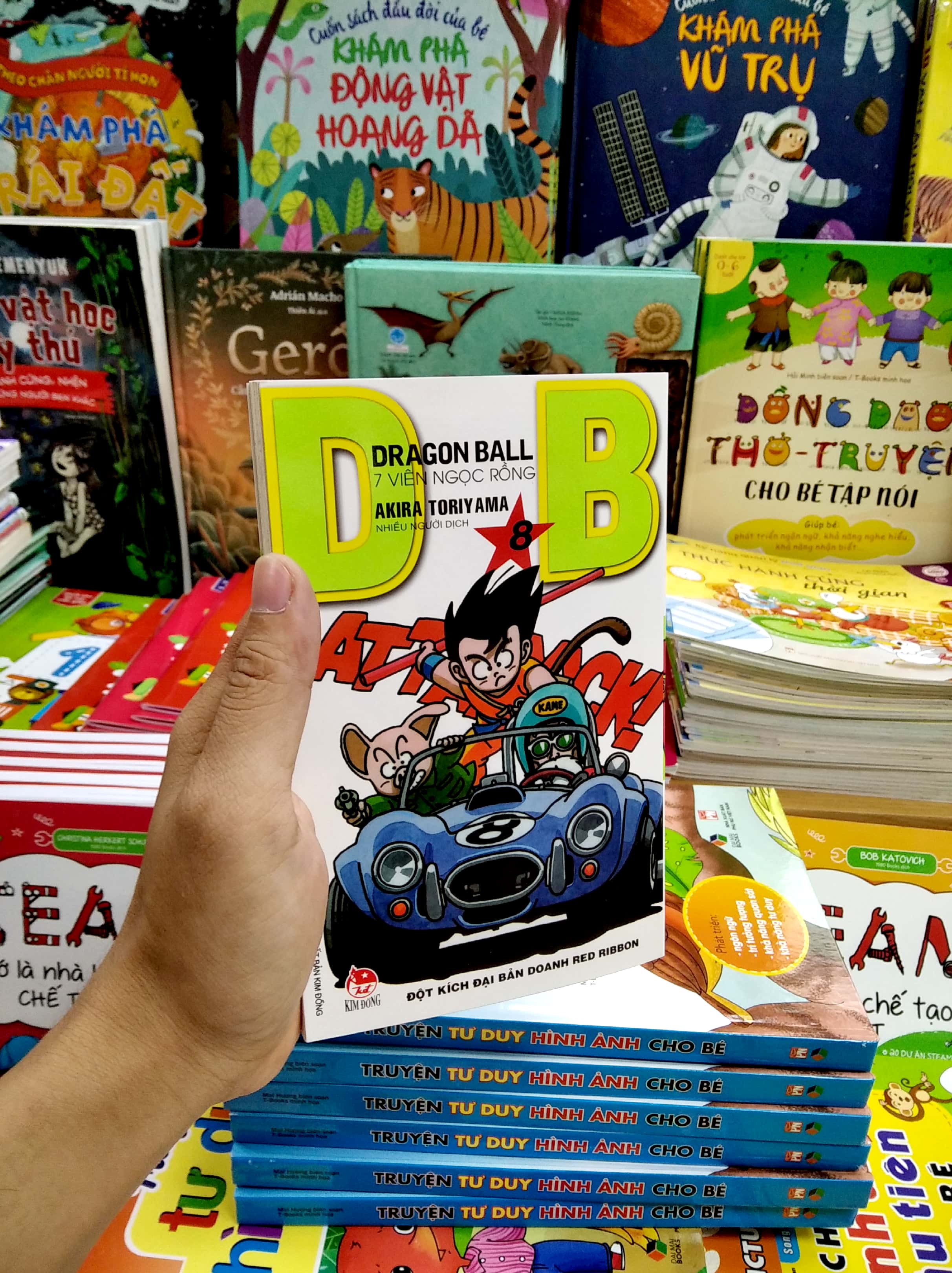 bộ dragon ball - 7 viên ngọc rồng - tập 8 - son goku đột kích (tái bản 2022)