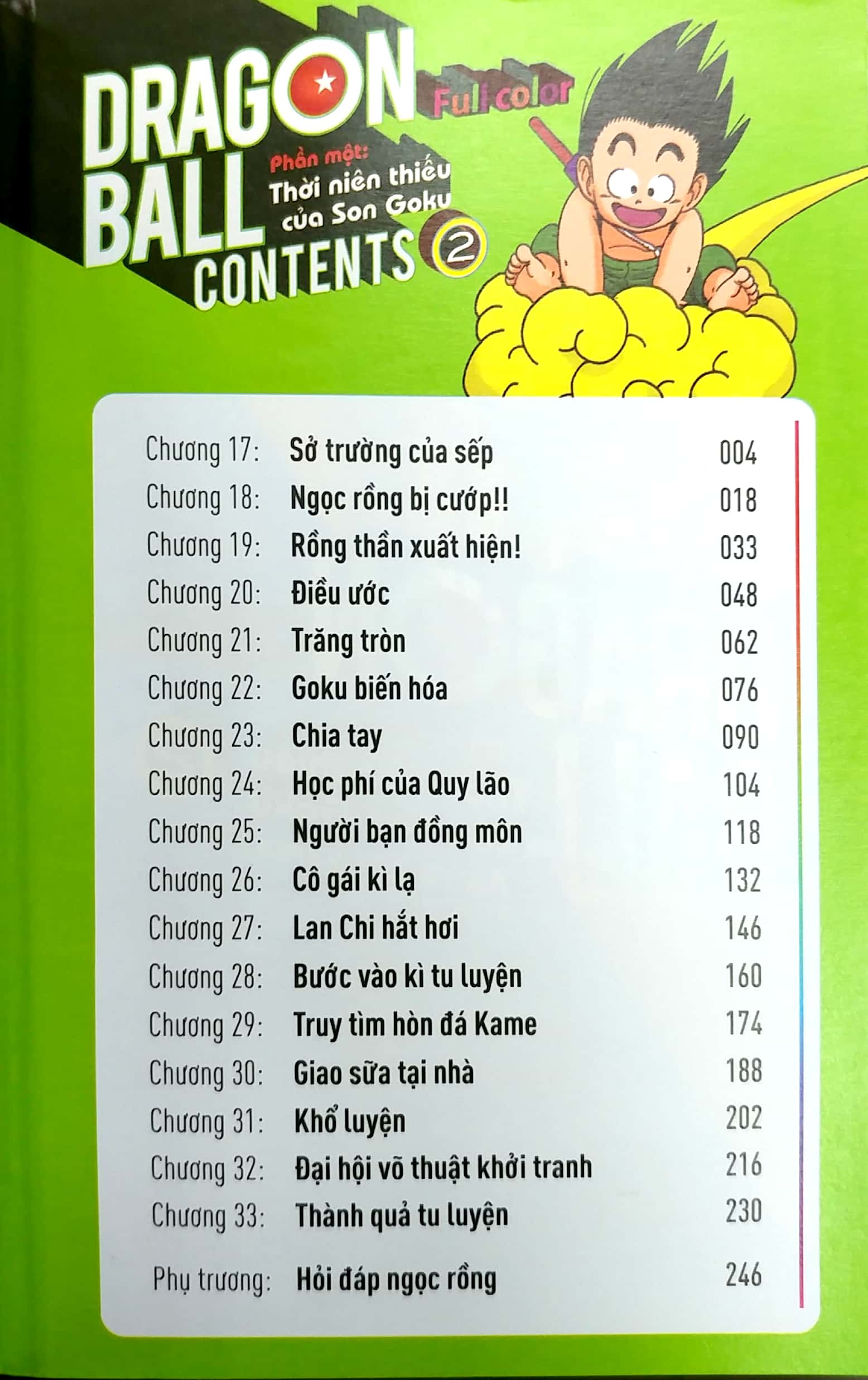 bộ dragon ball full color - phần một - thời niên thiếu của son goku - tập 2