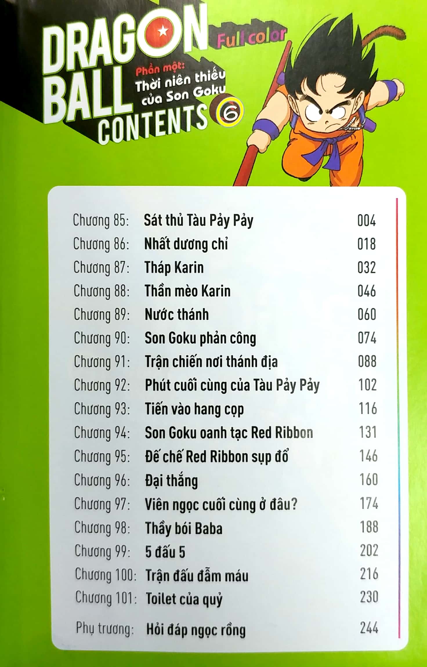 Bộ Dragon Ball Full Color - Phần Một - Thời Niên Thiếu Của Son Goku - Tập 6