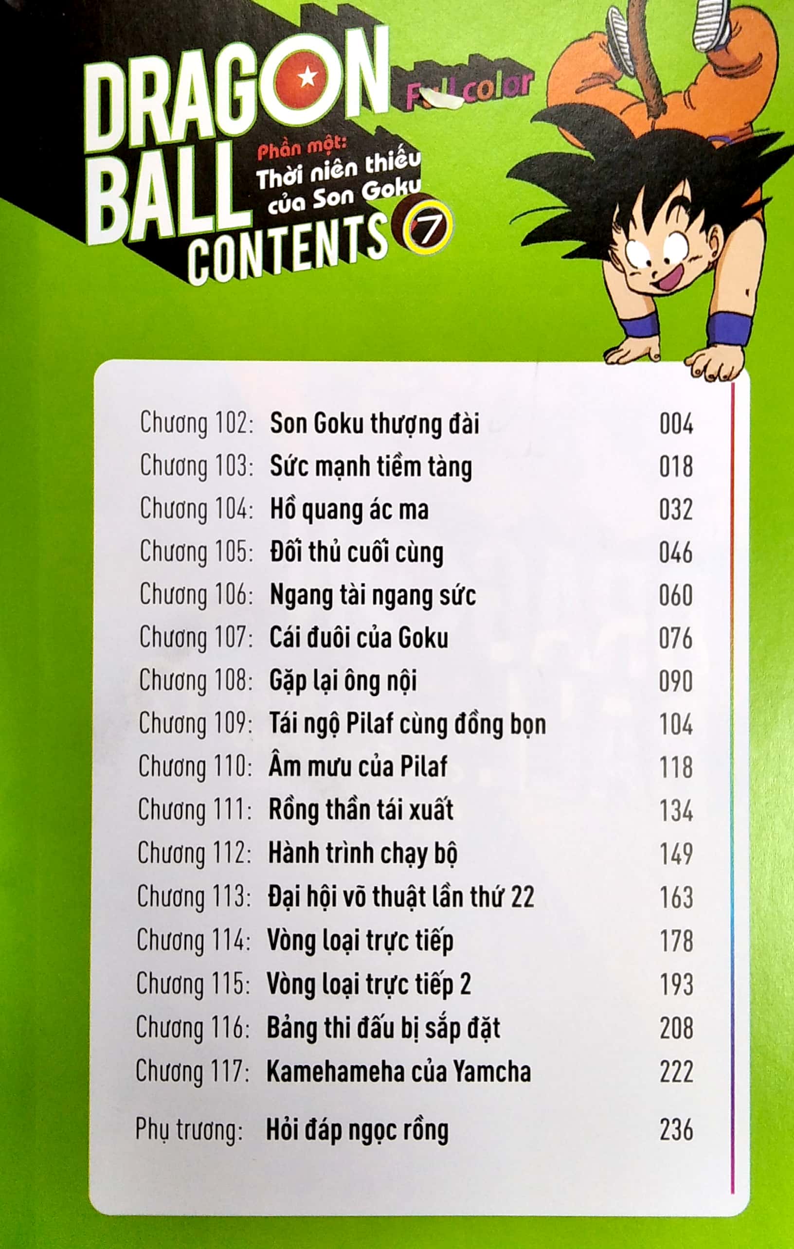 Bộ Dragon Ball Full Color - Phần Một - Thời Niên Thiếu Của Son Goku - Tập 7