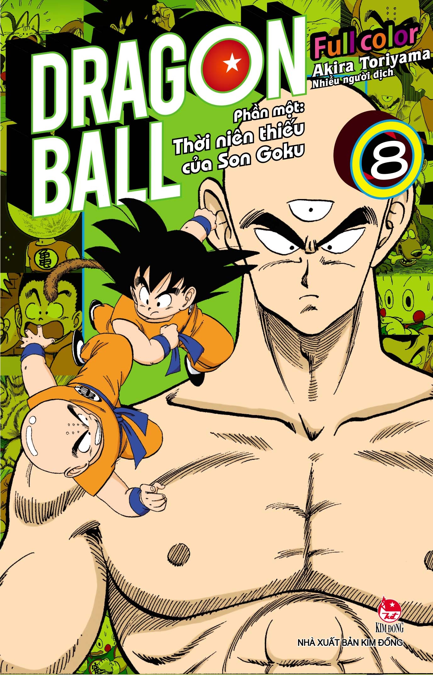 bộ dragon ball full color - phần một - thời niên thiếu của son goku - tập 8