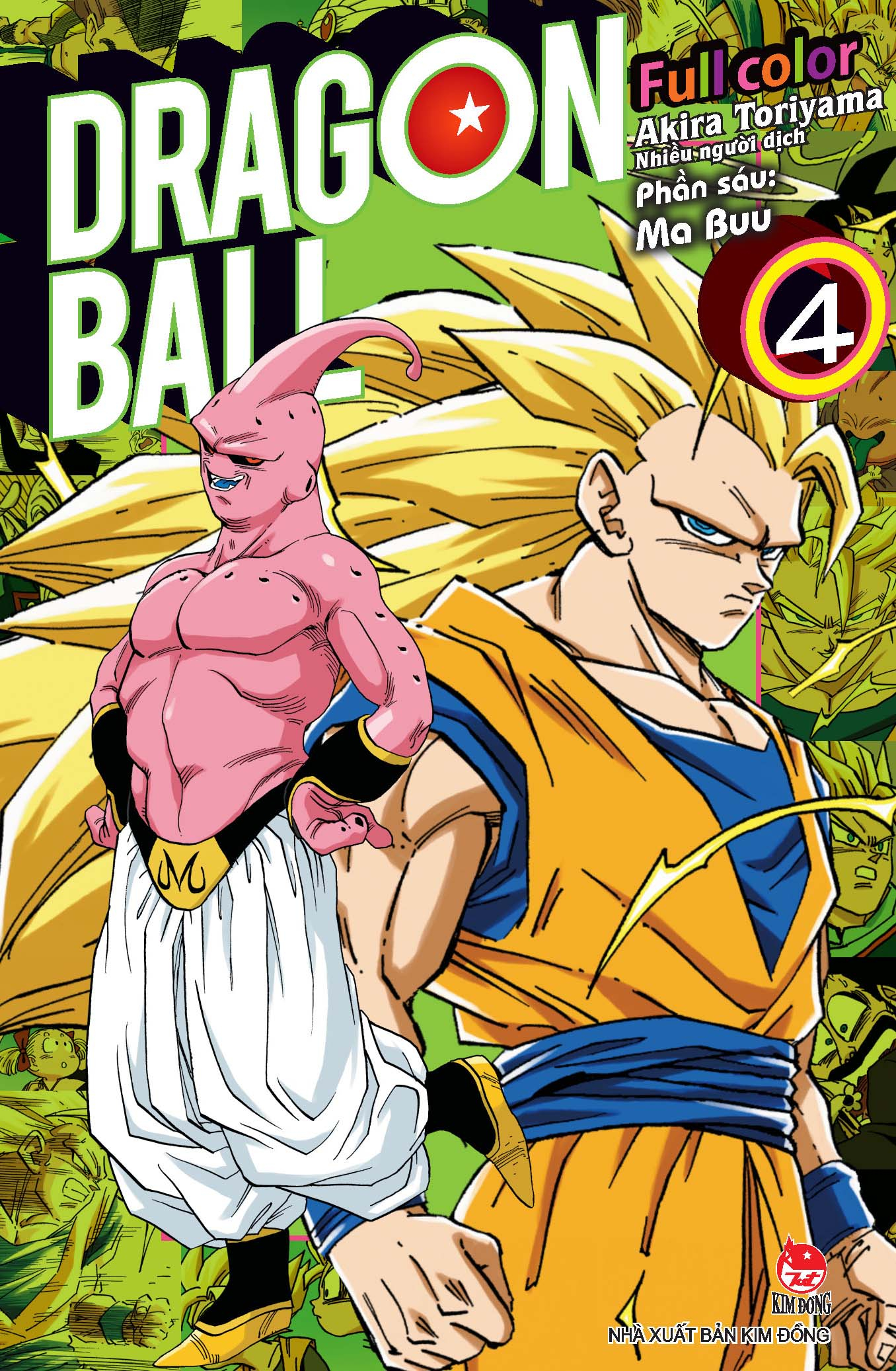 bộ dragon ball full color - phần sáu - ma buu - tập 4