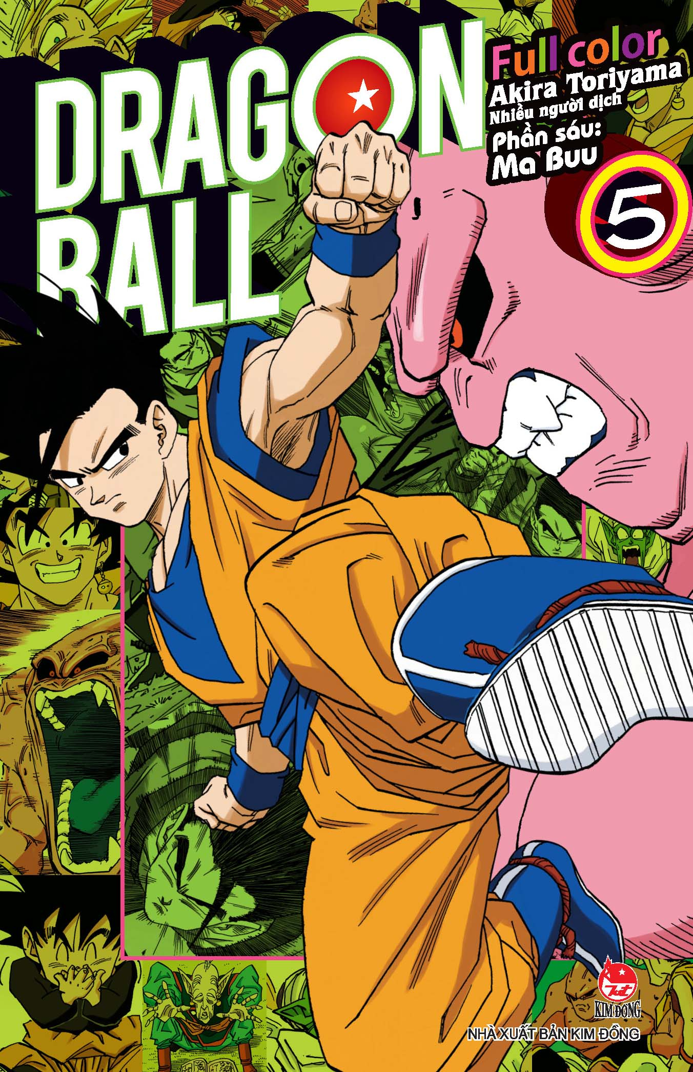 bộ dragon ball full color - phần sáu - ma buu - tập 5