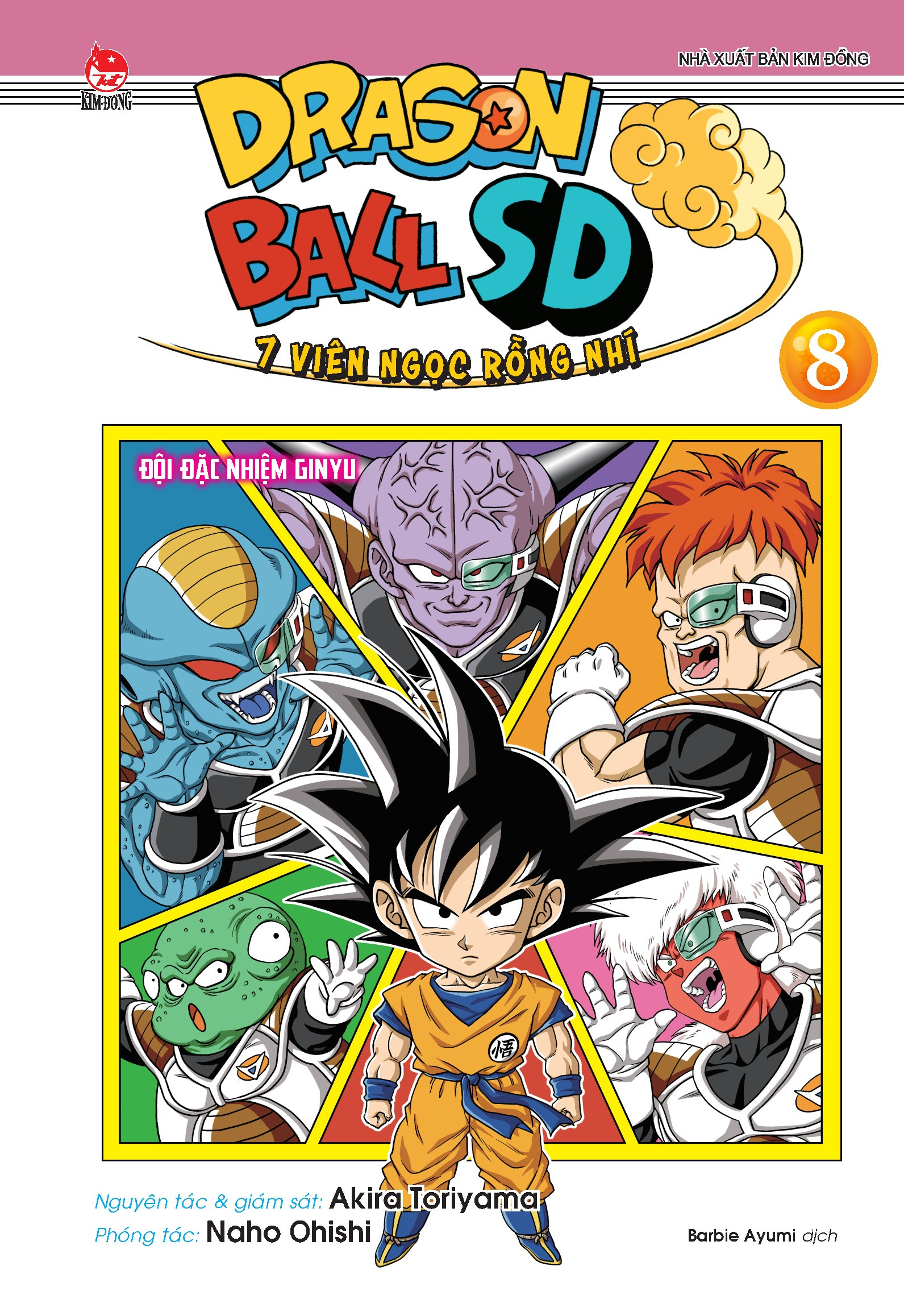Bo
						
										
										Dragon Ball SD - 7 Vien Ngoc Rong Nhi - Tap 8 - Doi Dac Nhiem Ginyu - Tang Kem Standee