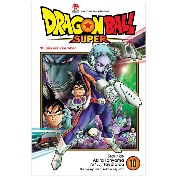 bộ dragon ball super - tập 10 - điều ước của moro (tái bản 2022)