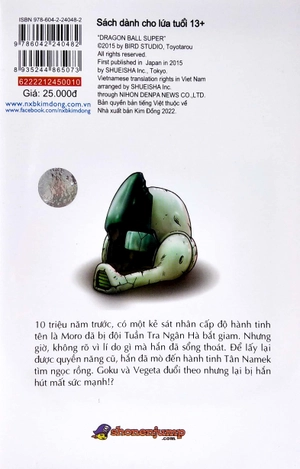 bộ dragon ball super - tập 10 - điều ước của moro (tái bản 2022)