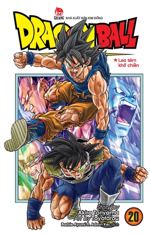 bộ dragon ball super - tập 20 - lao tâm khổ chiến - tặng kèm postcard