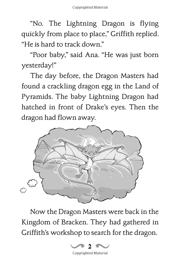 bộ dragon masters #7: search for the lightning dragon: a branches book