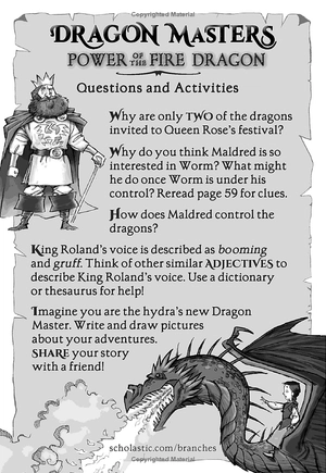 bộ dragon masters - book 4 - power of the fire dragon