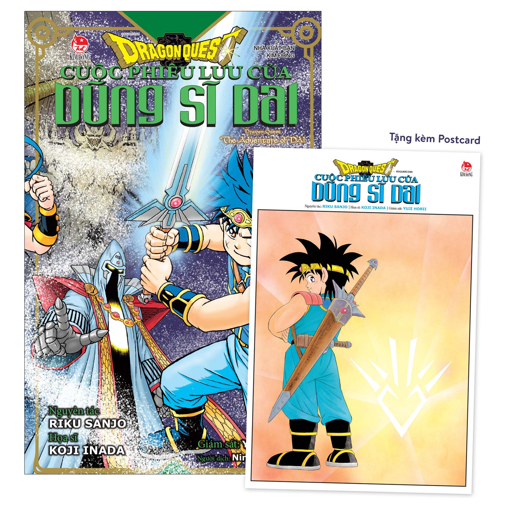 Bộ Dragon Quest - Cuộc Phiêu Lưu Của Dũng Sĩ Dai - Tập 10 - Kị Sĩ Rồng V - Tặng Kèm Postcard + Clear Card