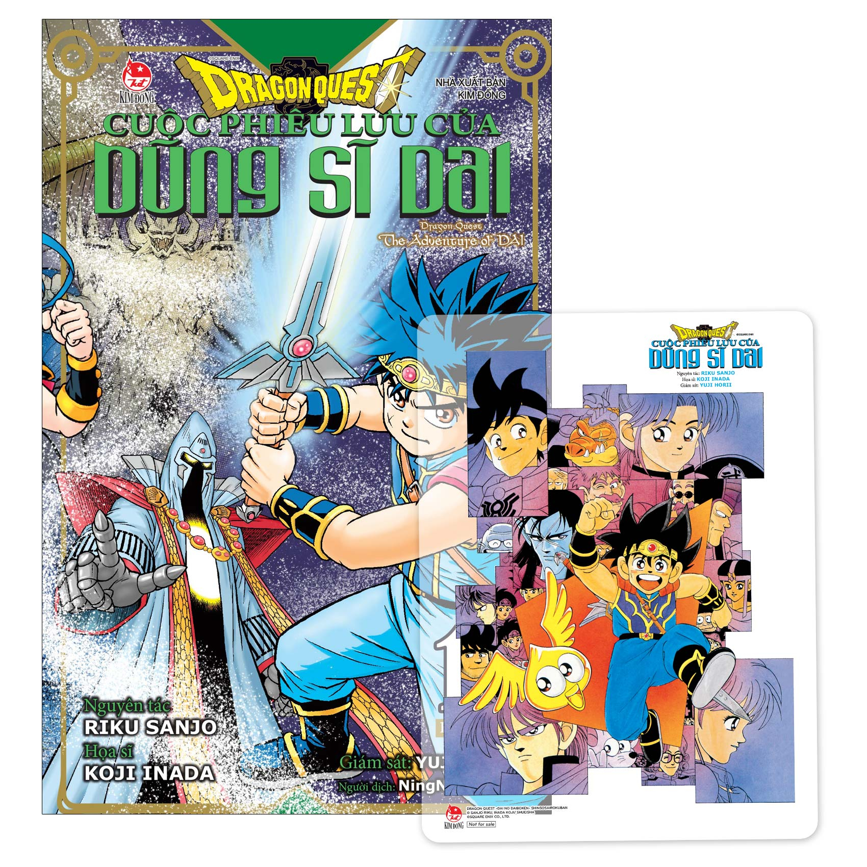 Bộ Dragon Quest - Cuộc Phiêu Lưu Của Dũng Sĩ Dai - Tập 10 - Kị Sĩ Rồng V - Tặng Kèm Postcard + Clear Card