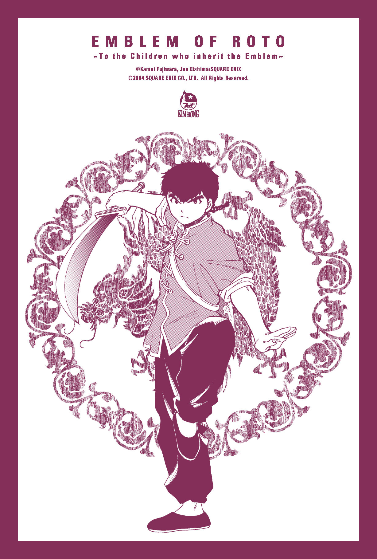 bộ dragon quest - dấu ấn roto - những người kế thừa - tập 3 - tặng kèm postcard