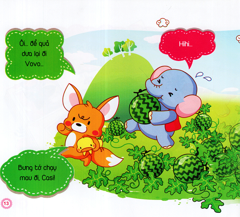 bộ dưa hấu ngọt lắm - truyện hay cho bé - tập 2