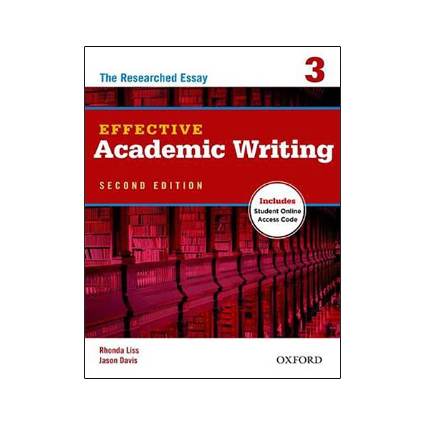 Bo
Effective Academic Writing 3 Student Book with Access to Oxford Learn 2Ed