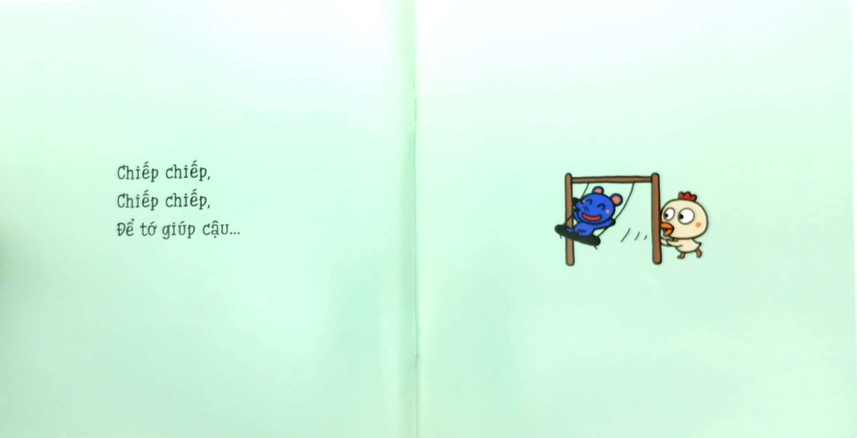 bộ ehon bé ngoan - tớ muốn ăn một con voi: cùng chơi xích đu nào!