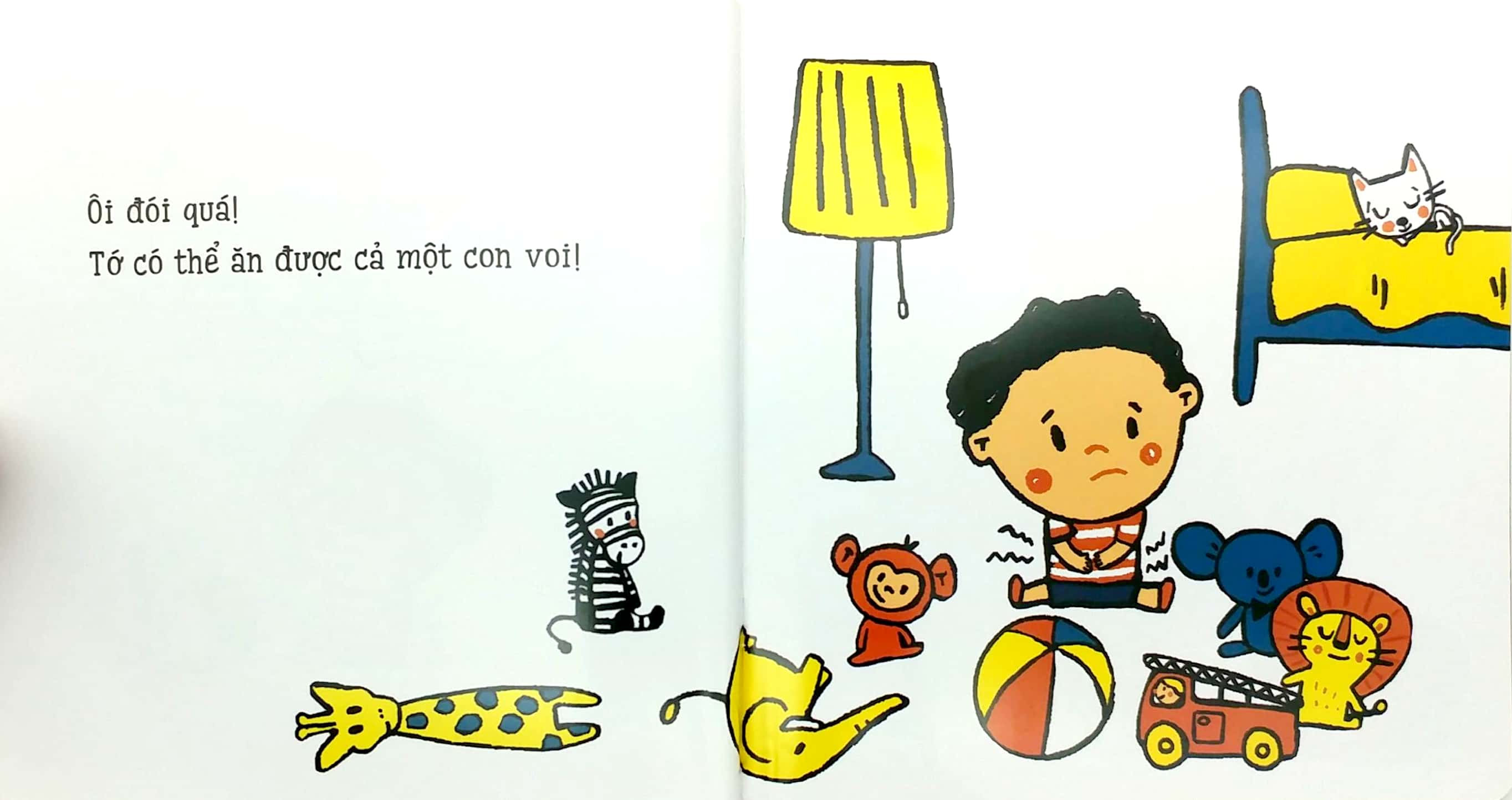 bộ ehon bé ngoan - tớ muốn ăn một con voi: tớ muốn ăn một con voi