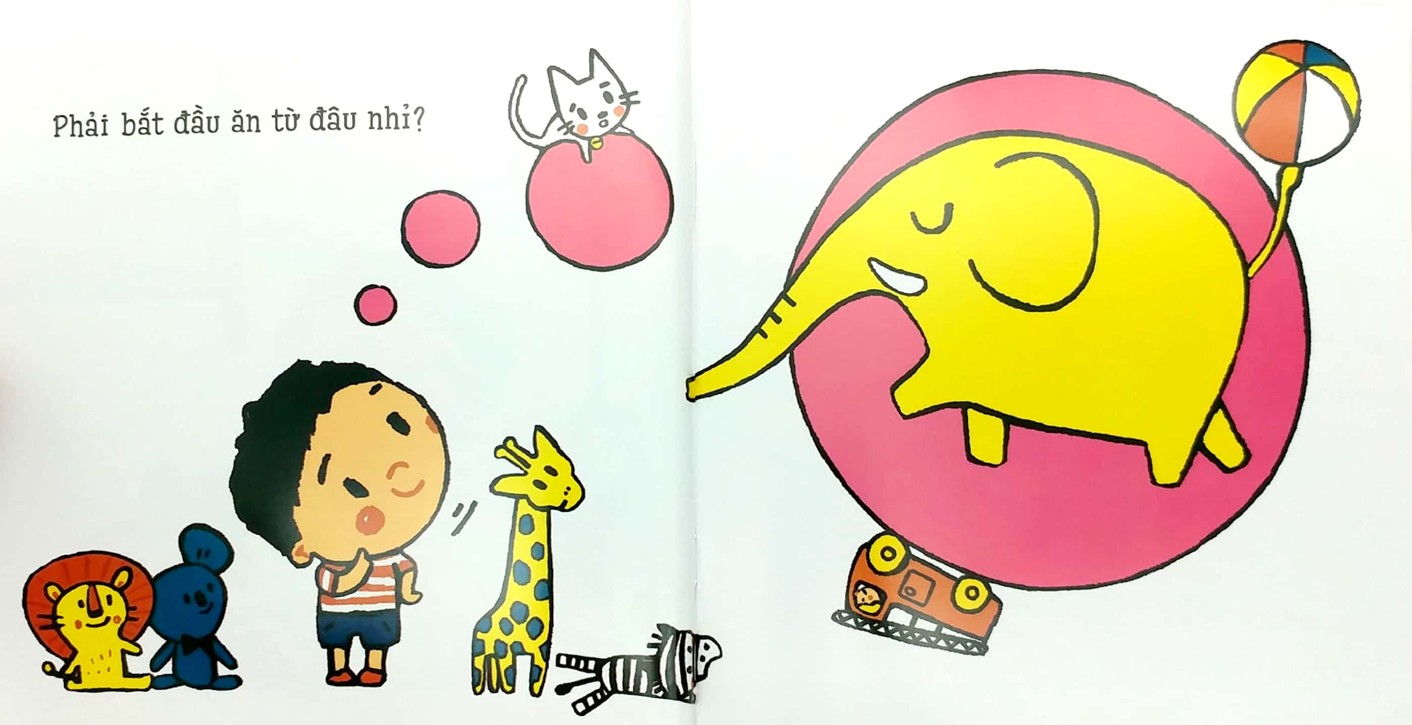 bộ ehon bé ngoan - tớ muốn ăn một con voi: tớ muốn ăn một con voi